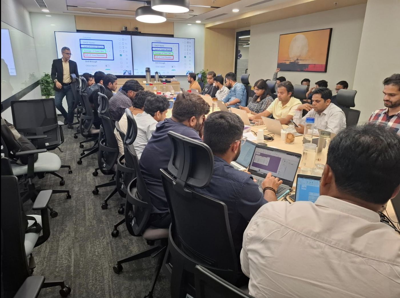 Faiyaz M Khairaz training a corporate team, photo 4